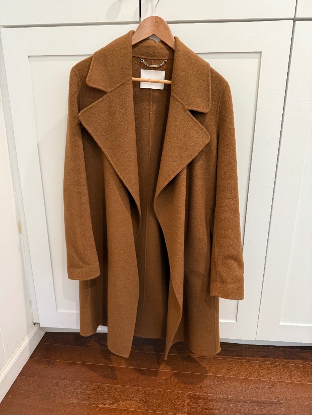 Hugo Boss brown belted in wool blend - women size 4